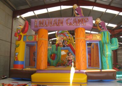 hinchable indian camp parque western