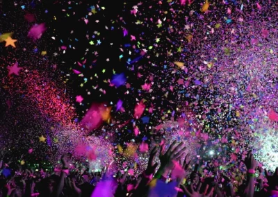 Lanzamiento de Confeti o Nieve